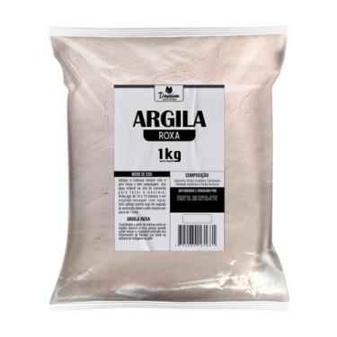 Imagem de Argila Roxa 1KG para skin care Máscara facial - Daseiva