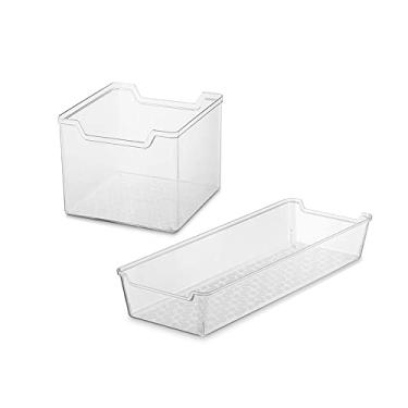 Imagem de Organizador de Gaveta Caixa Transparente 2un