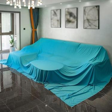 Imagem de Capa contra poeira doméstica, capa de móveis multiuso, pano de poeira interno e externo, à prova de poeira, respirável, impermeável, uso geral, para sofá, cadeira, tapete tamanho queen (tamanho: 300 x