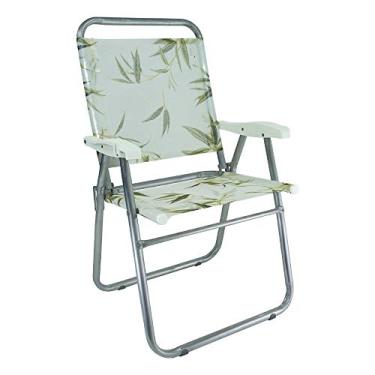 Imagem de Cadeira Alumínio Reforçada Cancun Plus Colors Bambu Zaka 120 Kg