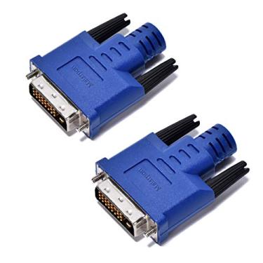 Imagem de Malarpon Plugue fictício DVI Headless Ghost placa gráfica display emulador GPU monitor adaptador fictício plugue 1920x1080@60h 2P