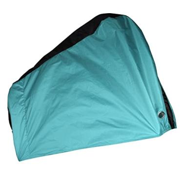 Imagem de Luzhengyang Capa para bicicleta ao ar livre ou | Capa de chuva com orifício de bloqueio | Design de roubo |íon | Bolsa de armazenamento portátil | 200 x 70 x 110 cm - Azul