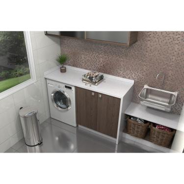 Imagem de Tanque De Parede Hera Wall 30 L Em Inox Acetinado 50X40 Cm