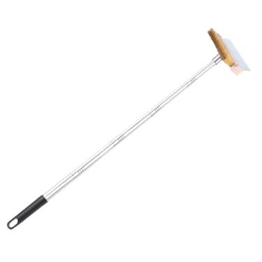 Imagem de Generic Escova para forno de pizza com cerdas de cobre para uso comercial, acessórios robustos, escova multifuncional para limpeza de grelhas, 2.0 M