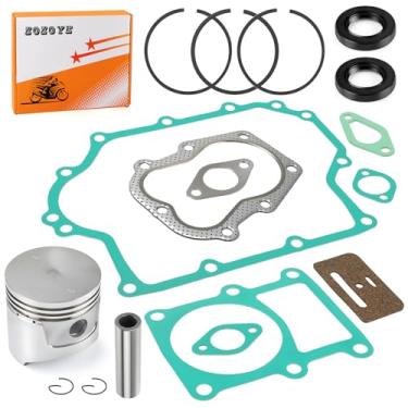 Imagem de Para carrinho de golfe a gás Club Car KF-8 341cc kit de reconstrução do motor de válvula lateral STD pistão com anel + junta 1986-1991 1012515
