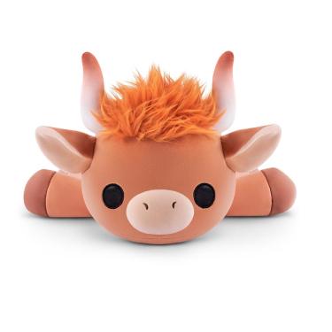 Imagem de Pelúcia Hug-A-Lumps Média 1,5kg - Vaca Marrom Holly