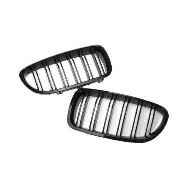Imagem de Grelha De Corrida Dupla Em Preto Brilhante Para BMW Série 5 F10 F11 F1