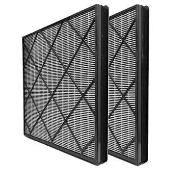 Imagem de Nispira HE400 True HEPA Filter Replacement with Activated Carbon Infundido Advanced Odor Lock For Shark Air Purificer 4 Fan HE401 HE402 HE405, 2 pacotes