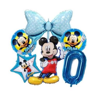 Imagem de Conjunto De Balões Mickey Minnie Para Menina Menino Decoração De Festa