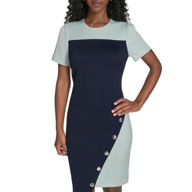 Imagem de Tommy Hilfiger Vestido feminino, capitão do céu/cinza porto, 42