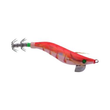 Imagem de Isca De Camarão De Madeira Luminosa Com Pêndulo De Chumbo E Gancho De 