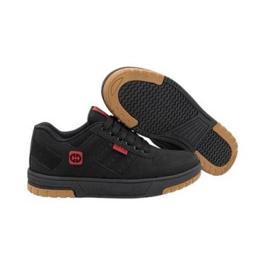 Imagem de Tenis Masculino Casual Ollie Eternity Original Macio Leve, Preto, 40