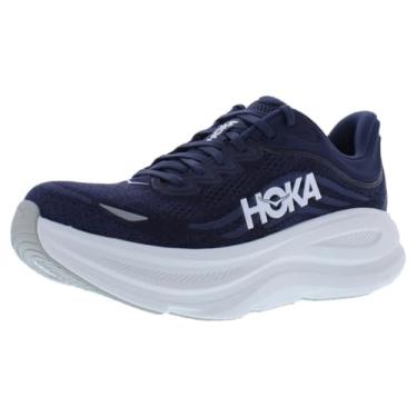Imagem de HOKA Tênis masculino Bondi 9, Varsity azul marinho/branco, 41