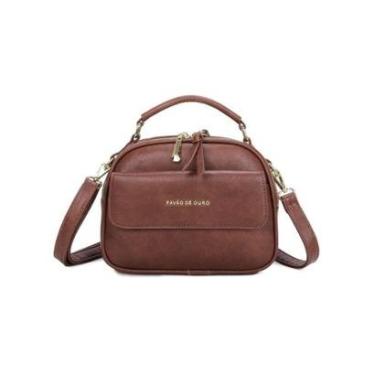 Imagem de Bolsa feminina transversal Pavão de Ouro original-Feminino