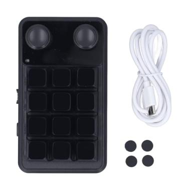 Imagem de Hilitand Teclado Mecânico de 12 Teclas, Teclado Macro RGB Programável Com Botões Duplos, Cabo Tipo C 2.4G Sem Fio, para Jogos, Escritório, Música, Controle Industrial de Mídia