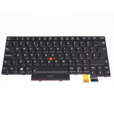 Imagem de LeFix Substituição de teclado retroiluminado UK GB para notebook Lenovo Thinkpad T470 (NÃO T470s) T480 (NÃO T480s) A475 A485