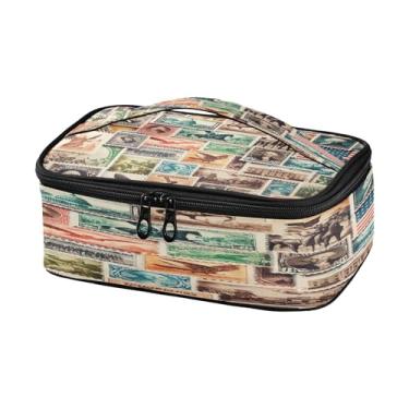 Imagem de Burbuja US Stamps Lancheira isolada para homens e mulheres, mini lancheira reutilizável Lancheira portátil com alça para trabalho, viagem, piquenique