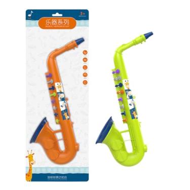 Imagem de Saxofone Infantil Brinquedo | Portátil 8 Teclas Educativo,Saxofone para Crianças Aprenderem Música | Para Jardim de Infância Sala de Aula Palco Pré-escolares Alunos Estudantes Maiores de 3 Anos