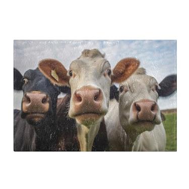 Imagem de Burbuja Tapete de banho para vacas, tapete de banheiro absorvente extra macio com suporte antiderrapante para banheiro, banheira, chuveiro, 41 x 61 cm