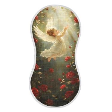 Imagem de xigua Conjunto de 1 panos para arrotar musselina para bebês do Dia dos Namorados, panos super macios e absorventes, roupas de arroto de algodão, presente de chá para recém-nascidos, bebês meninas e