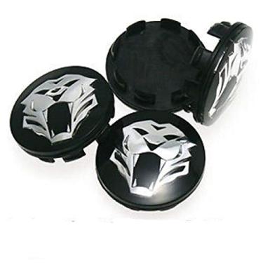 Imagem de Tampa de cubo de roda de tigre Kimoo KA60TGB 4X de 60 mm de diâmetro para Hyundai Santa FE Sonata Elantra Tucson Kia K5 Optima K7 Forte KOUP