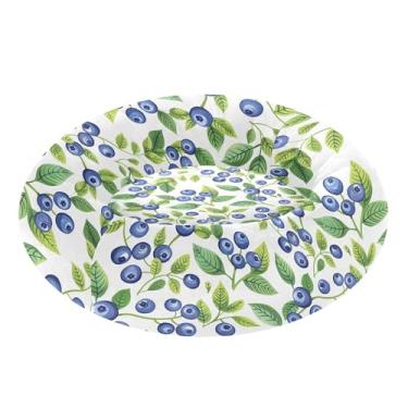 Imagem de SEHANY Cama fofa para cachorro de rosquinha de mirtilo, removível e lavável, pequena cama redonda para gatos, fofa, super macia, confortável para animais de estimação com fundo antiderrapante para