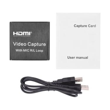 Imagem de Placa de captura de vídeo HDMI 4K Dispositivo de streaming de jogos de gravação de tela