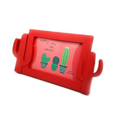 Imagem de Porta-Retrato Cactus - Vermelho