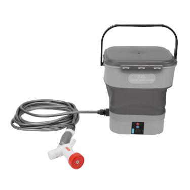 Imagem de Yosoo 12l Pulverizador Alimentado por Bateria Recarregável Portátil Elétrico Pressão de água Lavadora Carro para Casa Jardim Gramado Pulverizador água