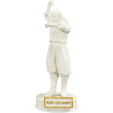 Imagem de Estátua Exu Cigano Umbanda Candomblé (Cor Mármore Dourado)