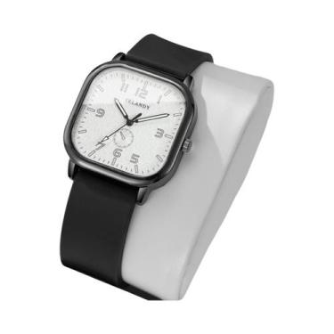 Imagem de Relógio Casual Feminino De Quartzo Com Pulseira De Silicone, Relógio E