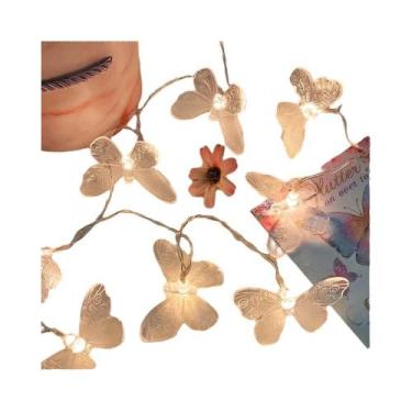 Imagem de Luzes De Cordão Em Forma De Borboleta 6M 40LEDs Lâmpada De Fada Intern