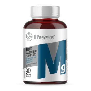 Imagem de Trio Magnésio Complex (Bisglicinato + Dimalato + Taurato) 350 mg - Alta Concentração - 90 Cápsulas