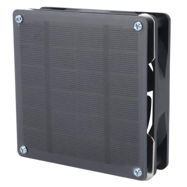 Imagem de TOPINCN Ventilador de Painel Solar Monocristalino, Ventilador de Estufa Ajustável de 3W 6V Com Design Compacto Integrado, de Exaustão para Galinheiro Com Efeito de Estufa