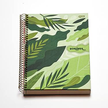 Imagem de Caderno Espiral Capa Dura Universitário 10 Matérias Eco Linea Verde FSC 160 Folhas, Jandaia