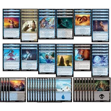 Imagem de Avatar: The Last Airbender Magic The Gathering Deck - Dimir Waterbending - Blue Black - Very Powerful - Modern Legal - Custom Built - 60 Card MTG!