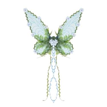 Imagem de Wzmzjy Asa de Borboleta, Fofa E Leve, Estilo Princesa, para Apresentações de Palco E Fantasias, Azul
