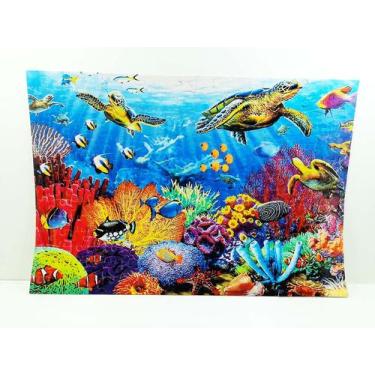 Imagem de Quebra-cabeça Puzzle Fundo do Mar de 300 peças - Coleção TEA e Amor, C