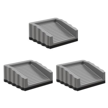 Imagem de Batentes de porta de borracha cinza atualizados, batentes de porta de borracha, batentes de porta para porta, cunha de rolha de portas de borracha (cinza)