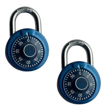 Imagem de Arkali Fechadura de combinação, cadeado de combinação de discagem, 3 fechaduras sem chave seguras com código digital para armários de academia, escola, caixa de ferramentas e unidades de armazenamento