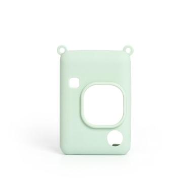 Imagem de Capa de silicone para instax mini liplay, capa protetora para câmera, capa macia (verde)