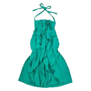 Imagem de Vestido Infanto Juvenil Babado Natal Ano Novo Novidade Luxo - Mini Div