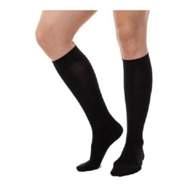 Imagem de Meias Compressivas 6000 Ad Pé Fechado Preto Venosan, G