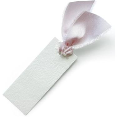 Imagem de Maegmew 40 cartões de lugar para mesa – 94 x 1,144 cm cartões de nome de mesa com etiquetas de nome de fita para eventos de jantar de casamento (rosa claro)