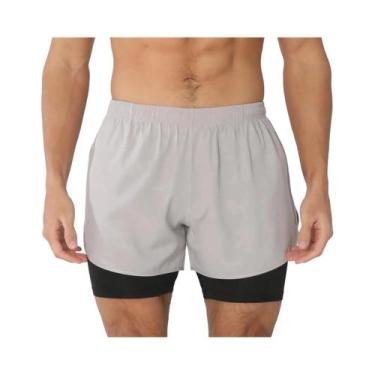 Imagem de Shorts Masculinos De Corrida Leves E De Secagem Rápida Com Bolsos Inte