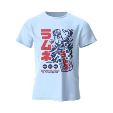 Imagem de Camiseta De Algodão Com Personagem De Anime Para Homens, Gola Redonda 