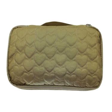 Imagem de Estojo Escolar Feminino Rocie Corações Espaço Amplo