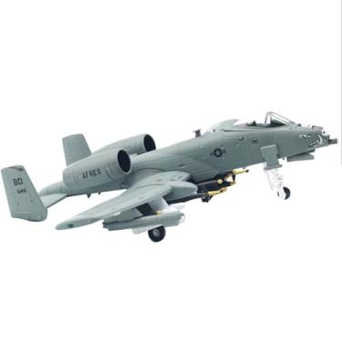 Imagem de Escala 1/100 da Força Aérea dos Estados Unidos A-10 Thunderbolt II Warthog modelo de aeronave de ataque modelo de liga para acessório de coleção