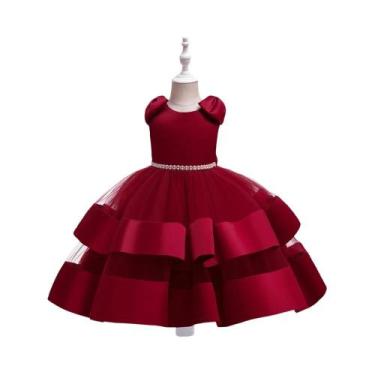 Imagem de Vestido De Princesa Para Meninas, Vestido De Casamento De Verão, Elega