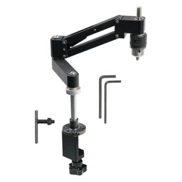 Imagem de WeiLaiKeQi Máquina de Rosqueamento Pneumática com Braço de Rosqueamento, Pinças de Rosqueamento 360° Multidirecionais, Suporte de Balancim Vertical, Máquina de